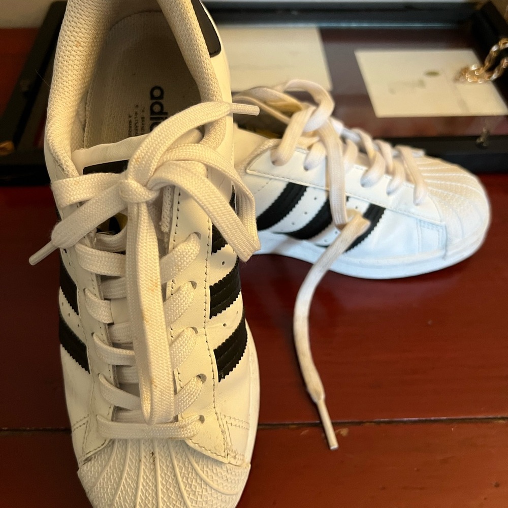 adidas White and Black Women's Sneakers